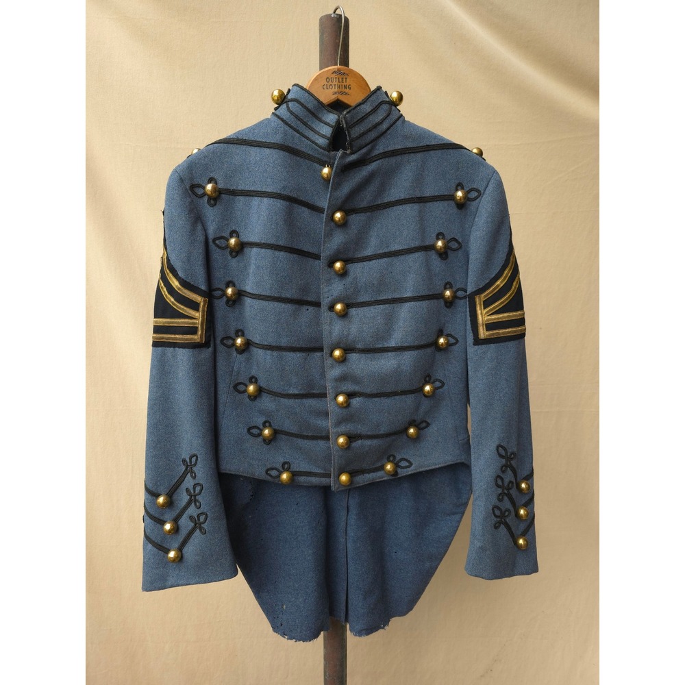 Vintage 1890s The M.C. Lilley & Co. Blue West Point Cadet Style Uniform Jacket